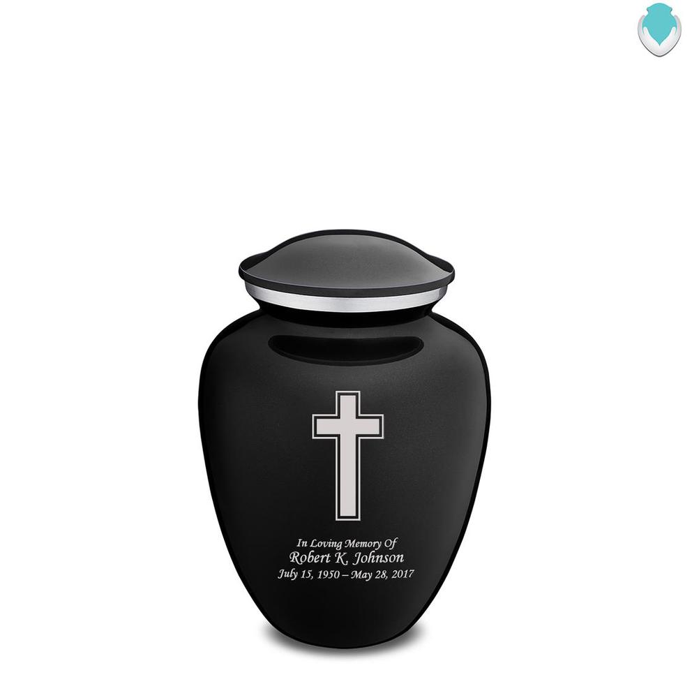 Photo of Medium Embrace Simple Cross Cremation Urn
