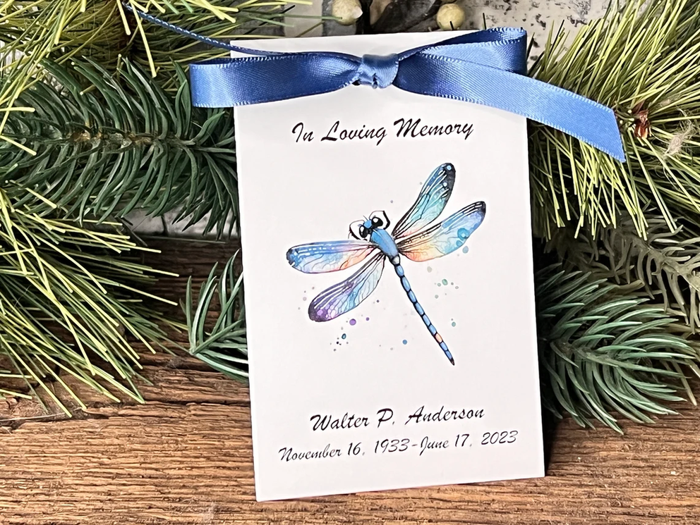 Photo of Set of 20 Dragonfly Flower Seed Packets